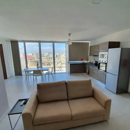 Qawra Modern 1 Bedroom Penthouse St. Paul's Bay