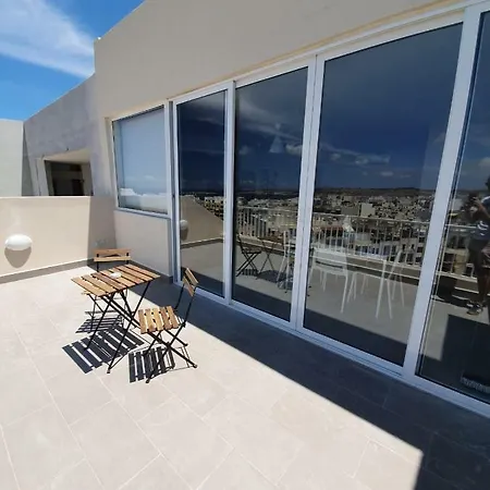 Daire Qawra Modern 1 Bedroom Penthouse St. Paul's Bay